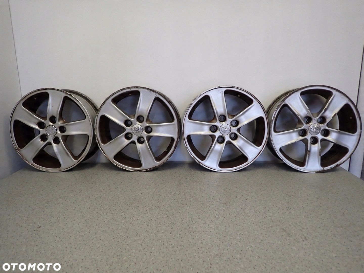 TOYOTA COROLLA VERSO 04-08 FELGI ALUMINIOWE KOMPLET 16"x6.5J 5x114.3 - 1