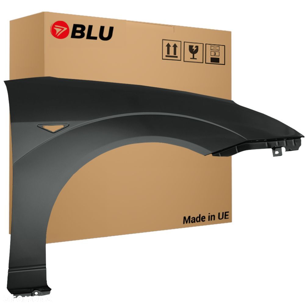 BLU Błotnik FORD FOCUS MK1 I 2MWEWWA prawe przód szary 1998-2004 Magnum Grey - 1