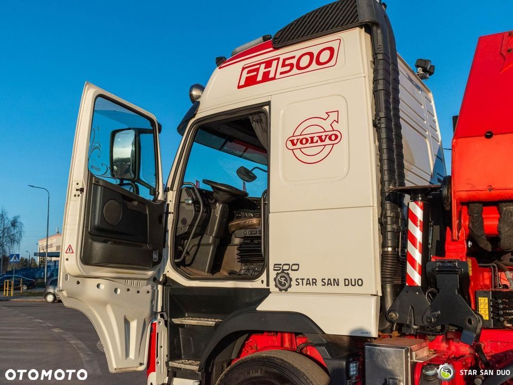 Volvo FH500 8x4 PALFINGER PK 60002 F HDS Żuraw Siodło Wciągarka - 12