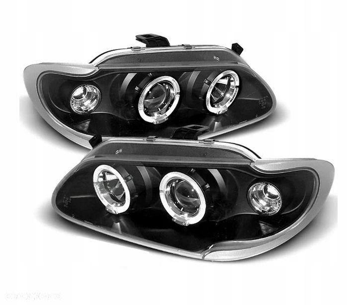 Reflektor Lampa L+R Ringi LED Angel Eyes Tuning Renault Megane I 1 Scenic - 3