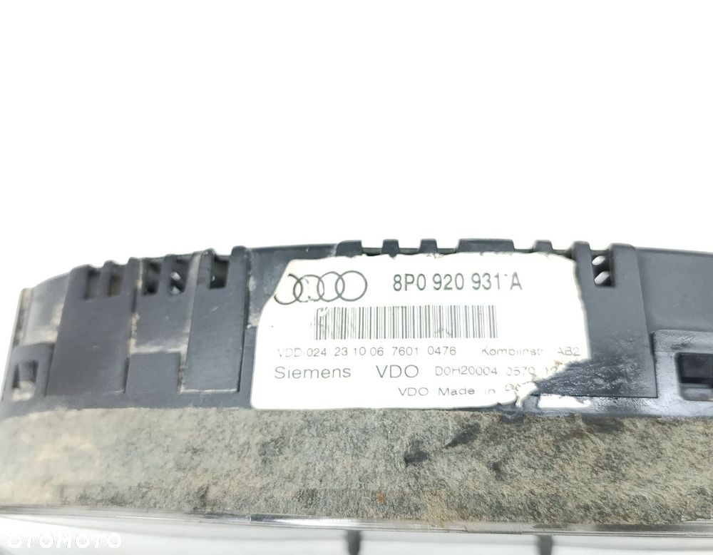 ZEGARY LICZNIK AUDI A3 8P 1.6 FSI 8P0920931A - 2