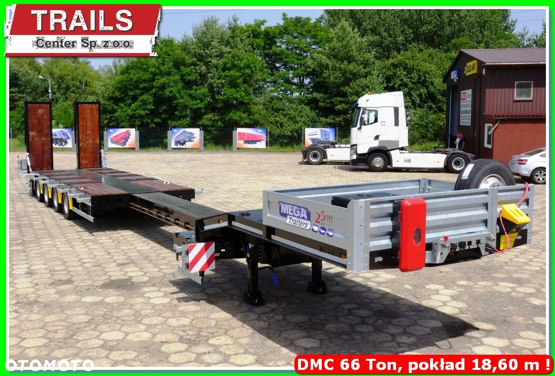 Inny Niska podłoga 4-osie, rozciągana dł. 18,60 m,  własne PTO, NAJAZDY HYDRAULICZNE. !!! - 5
