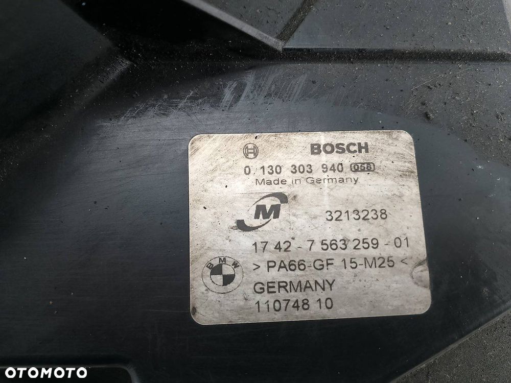 WENTYLATOR CHŁODNICY BMW E87 1742-7563259-01  3213238  11074810 - 7