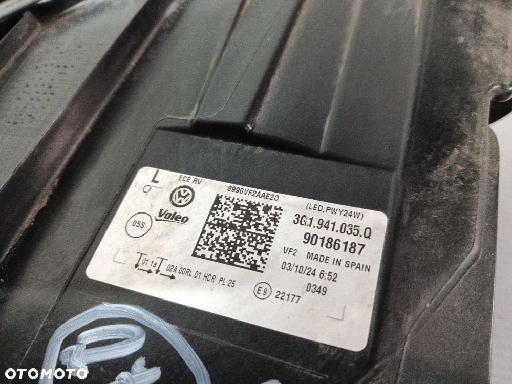 LAMPA PRZÓD PRZEDNIA LEWA VW PASSAT B8 LIFT 3G1941035Q - 6