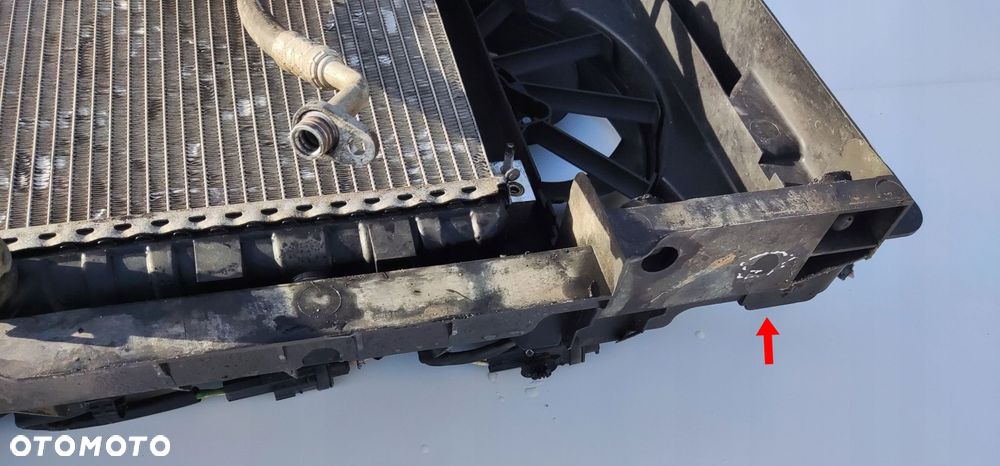 pas przedni komplet chłodnic wentylator jumpy expert scudo ii hdi 07-13 - 10