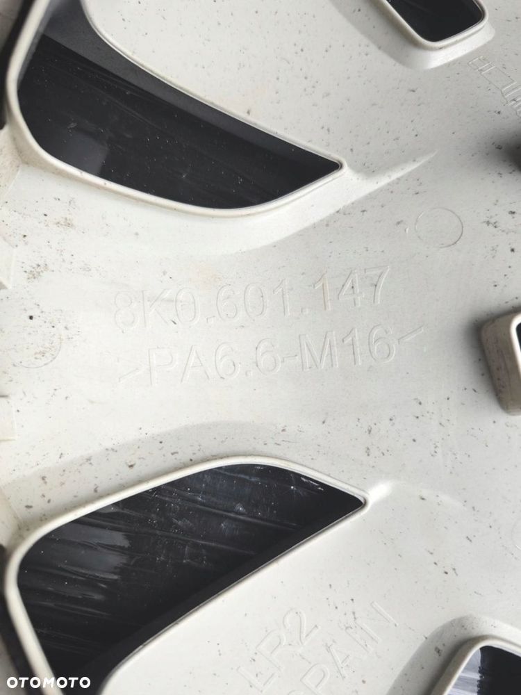 4x kołpak kołpaki kołpaczki oryginalne Audi 16 16" cali 8k0601147 - 10