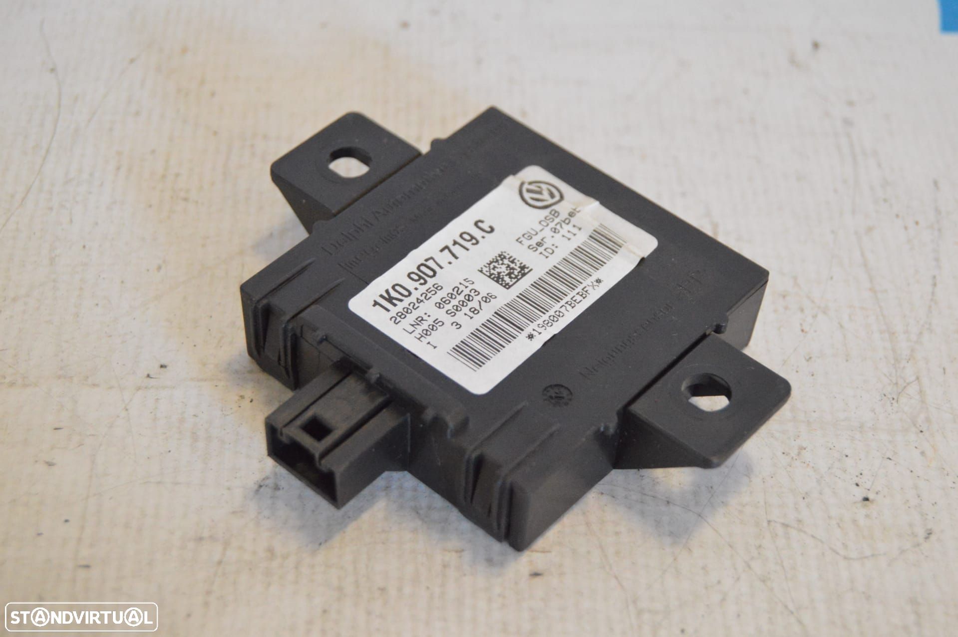 CENTRALINA ALARME ANTI-ROUBO AUDI A3 8P 1K0907719C 1K0907719 VW VOLKSWAGEN GOLF EOS JETTA TOURAN MODULO CONTROL ALARM ANTIROUBO - 1