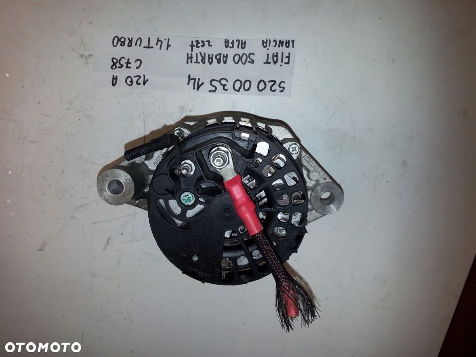 ALTERNATOR FIAT 500 ABARTH LANCIA ALFA 1.4 TURBO - 2