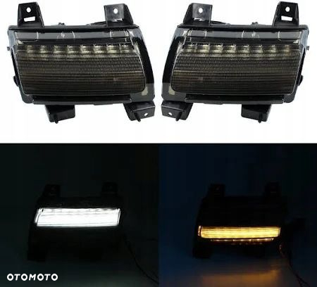 JEEP WRANGLER JL SPORT 2018 KIERUNKI LED DRL KIERUNKOWSKAZY WĄSKIE - 3