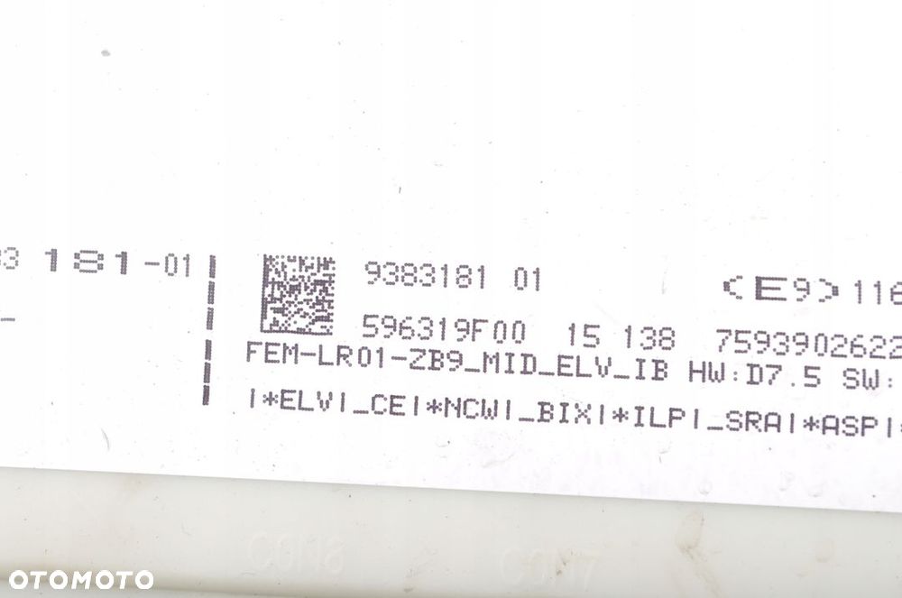 BMW F21 LIFT MODUŁ STEROWNIK 9383181 - 3