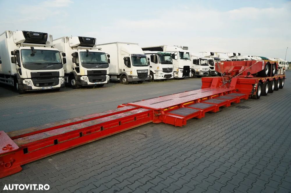 Nooteboom EURO -111-25-ID ȘASIU JOS / EXTENSIBIL / INTERDOLL / SUPORT / 7 AXE / AXE DE DIRECȚIE / SAF / CAPACITATE DE ÎNCĂRCARE: 74.000 KG! - - 32