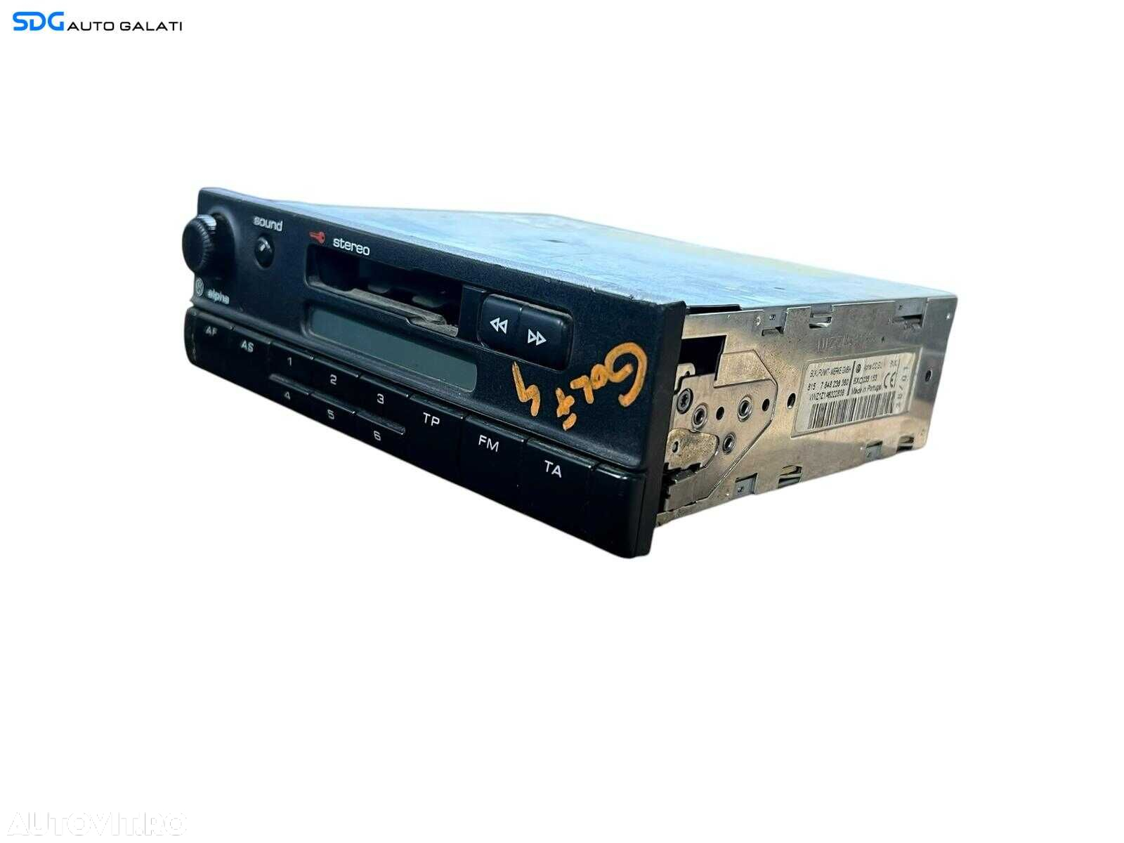 Unitate Radio cu Caseta Alpha Blaupunkt WERKE GMBH Volkswagen Polo 9N 2002 - 2005 Cod 6X0035153 7648238360 [LR0520] - 5