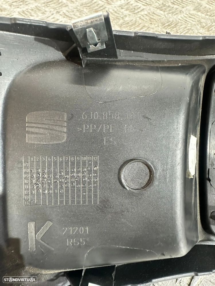 .Consola Central Apoio de Braço Original Seat Ibiza 6J MK5 6J0858331 2008 - 2015 - 8