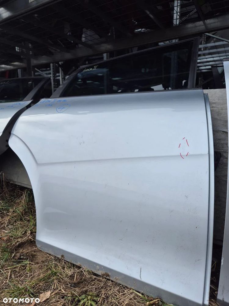 SEAT LEON II DRZWI / KLAPA / BŁOTNIK / ZDERZAK 05-12r CZARNY / SREBRNY - 8