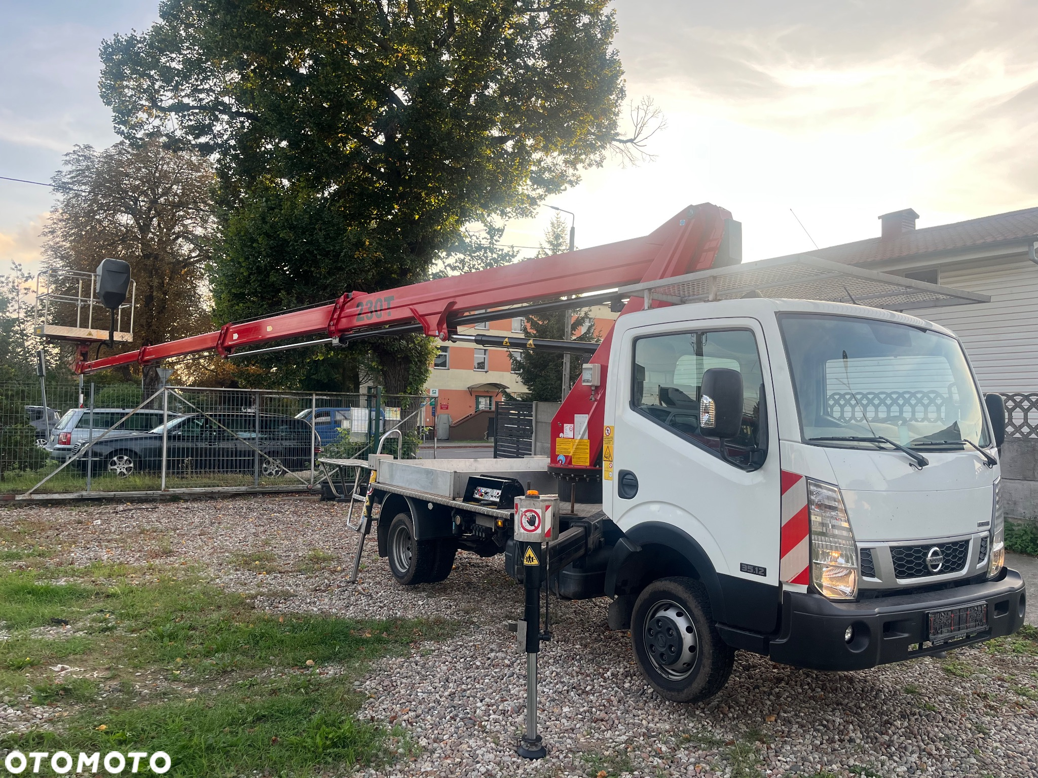 Nissan Podnośnik Koszowy Zwyżka GSR 230T 23 Metry 13 metrów w Bok!Super Stan! UDT! jak Wumag Ruthmann Multitel! Kosz 300KG - 21
