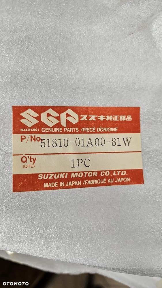 Oryginalna Owiewka Czasza Suzuki DR / TS   51810-01A00-81W - 9