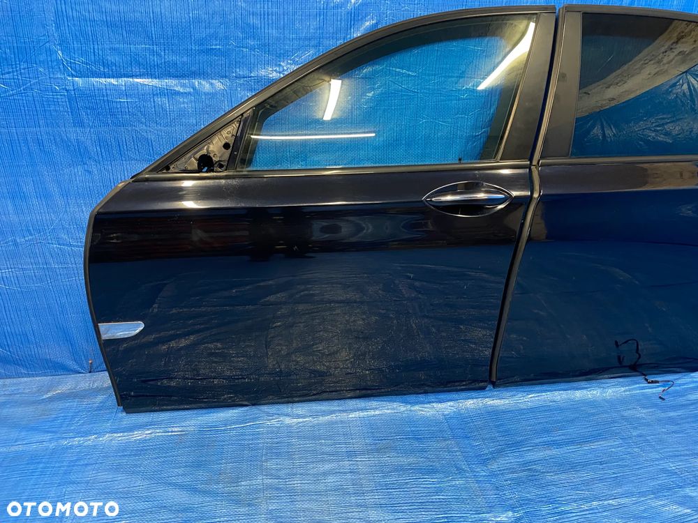 BMW 7 F01 DRZWI LEWE LEWY PRZÓD PRZEDNIE TYŁ TYLNE 416/9 CARBONSCHWARZ KOMPLETNE LAKIER ORYGINAŁ - 7