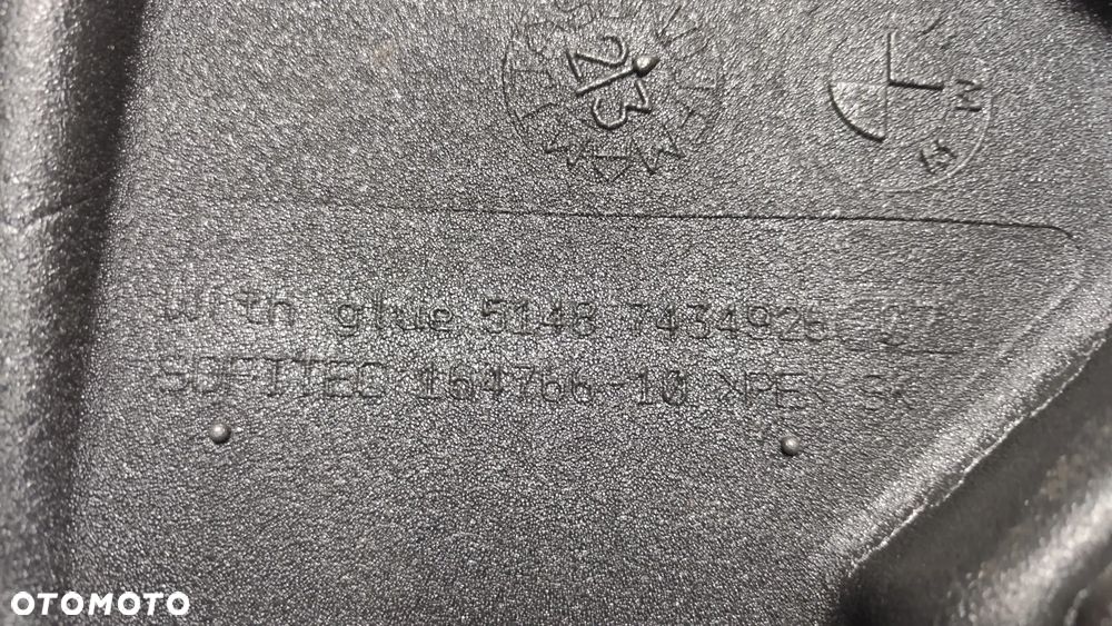 BMW X2 F39 WYGŁUSZENIE IZOLACJA AKUSTYCZNA DRZWI PRAWY PRZÓD 5148 7434926 - 4