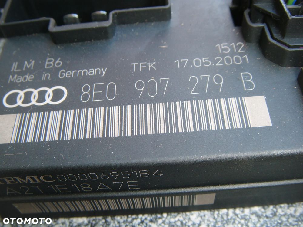 audi a4 b6 moduł- sterownik świateł  8e0907279b - 2
