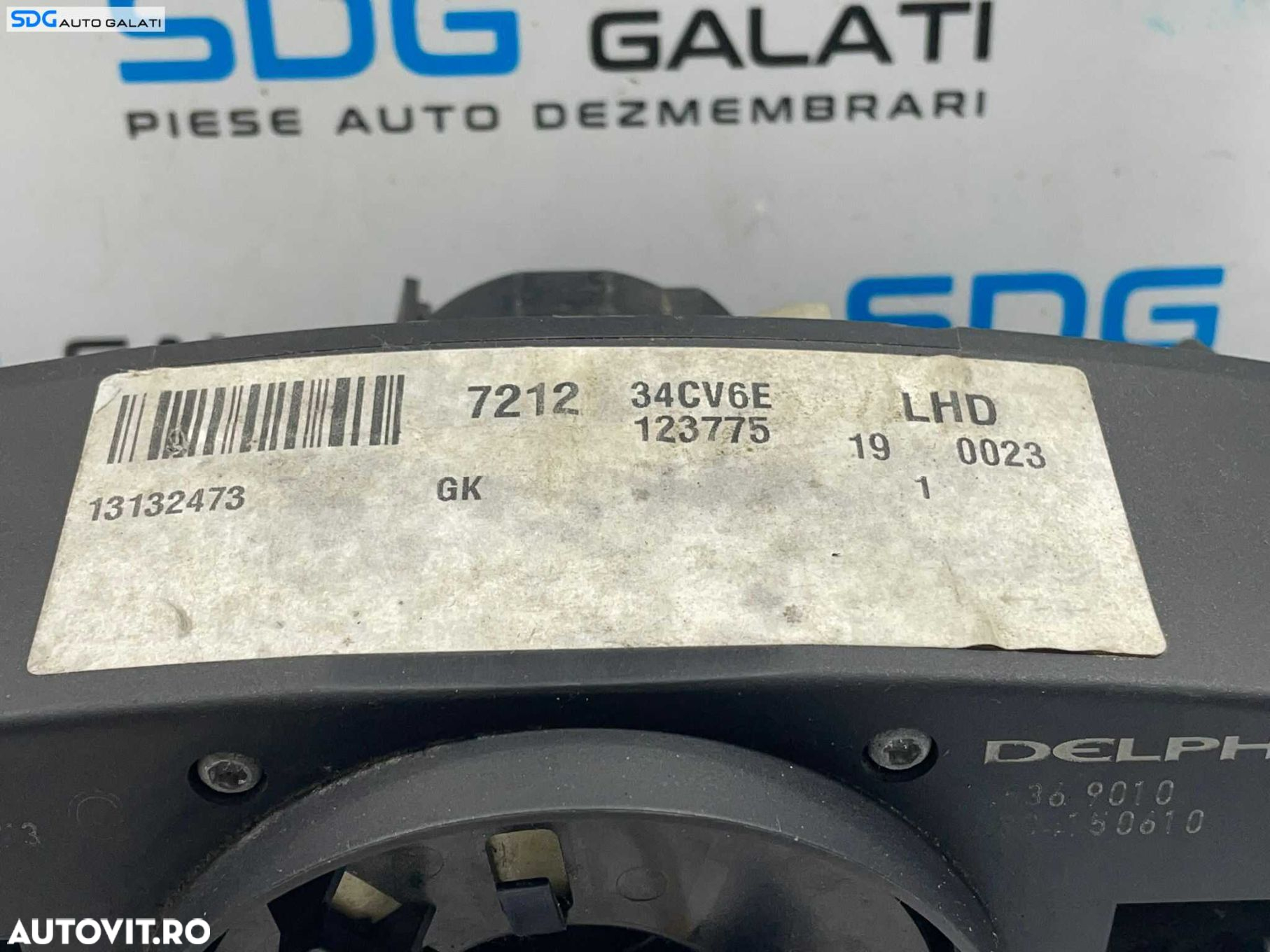 Ansamblu Maneta Manete Stergator Stergatoare Semnalizare Spira Spirala Senzor Volan CIM Opel Vectra C 2002 - 2008 Cod 13132473 [L4253] - 3
