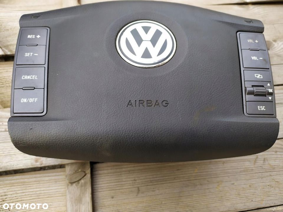 VOLKSWAGEN PHAETON PODUSZKA KIEROWNICY ANTHRAZIT - 4