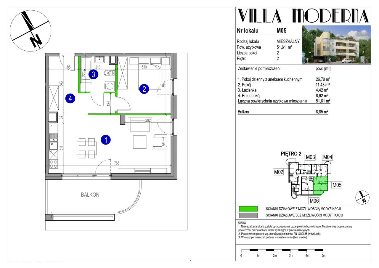 2 pokoje z balkonem | Centrum Milanówka | Kameralna inwestycja