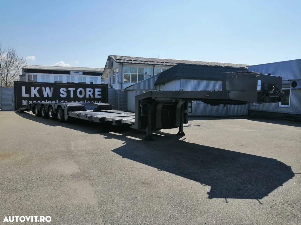 Langendorf Trailer-Tiefbett, 4 Axe, 59 to, extensie, TOP !!! - 14