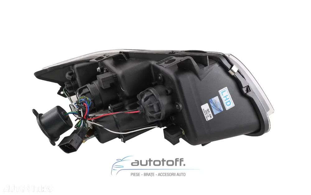 Faruri 3D Led Angel Eyes compatibile cu BMW Seria 3 E90 E91 (2005-2008) - 12