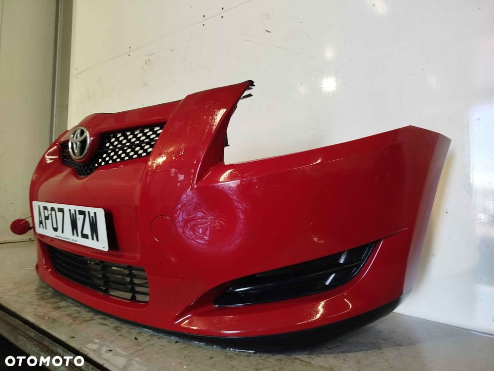 + ZDERZAK PRZÓD PRZEDNI DO TOYOTA AURIS I 1 3J6 CZERWONY - 3