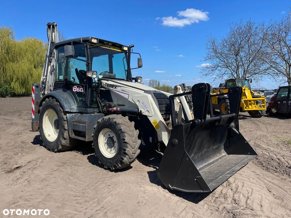 Terex Koparko Ładowarka Koparka Terex 860 SE, 2004 ROK, Szczęka Krokodyl, Widły do palet, Ramię z teleskopem_Cała w Oryginale Niemalowana_GOTOWA DO PRACY_BRUTTO! - 1