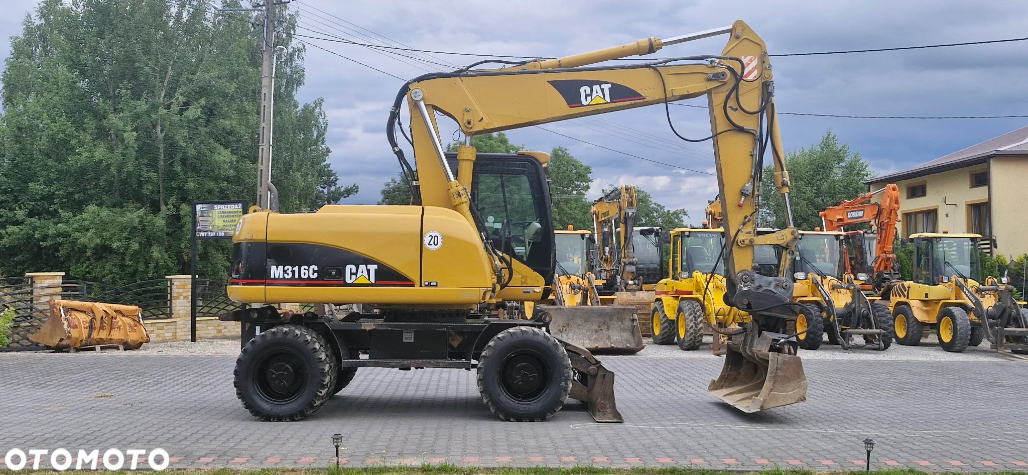 Caterpillar M316C/ Verachterr/ Klima/ - 2