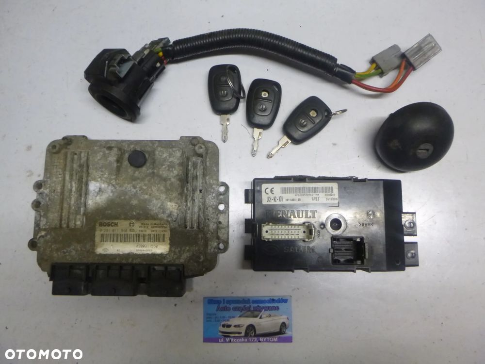 ZESTAW STARTOWY RENAULT MASTER II 2,5 DCI STEROWNIK 0281011940   8200311550 - 1