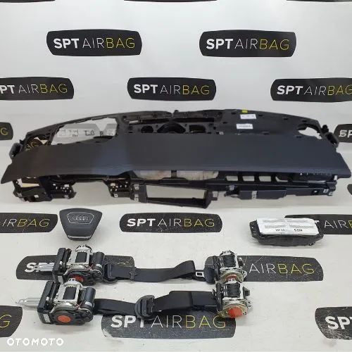 AUDI A6 C8 S6 4K RS6 DESKA ROZDZIELCZA KONSOLA KOKPIT PULPIT PODUSZKI AIRBAG AIR BAG PASY KIT SET - 1