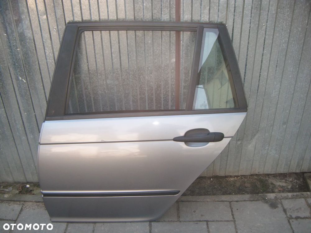 bmw e-46 05r kombi drzwi lewy tył silbergraumetallic - 1