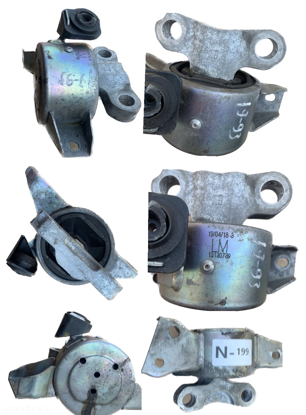 Tania wysyłka 10 zł Łapa Poduszka Skrzyni Silnika Peugeot 207 1.4 06-12r AUDI SEAT SKODA VW 03-18r BMW E81 04-13r F20 11-19r Opel ADAM Corsa D E 06-19r - 16