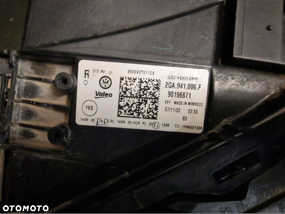 lampa przednia prawa vw t-roc lift 2022 2ga941006f - 4