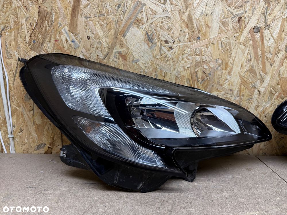 LAMPY LEWA PRAWA KOMPLET OPEL CORSA E ZWYKŁA H7 39108222 13381336 - 35
