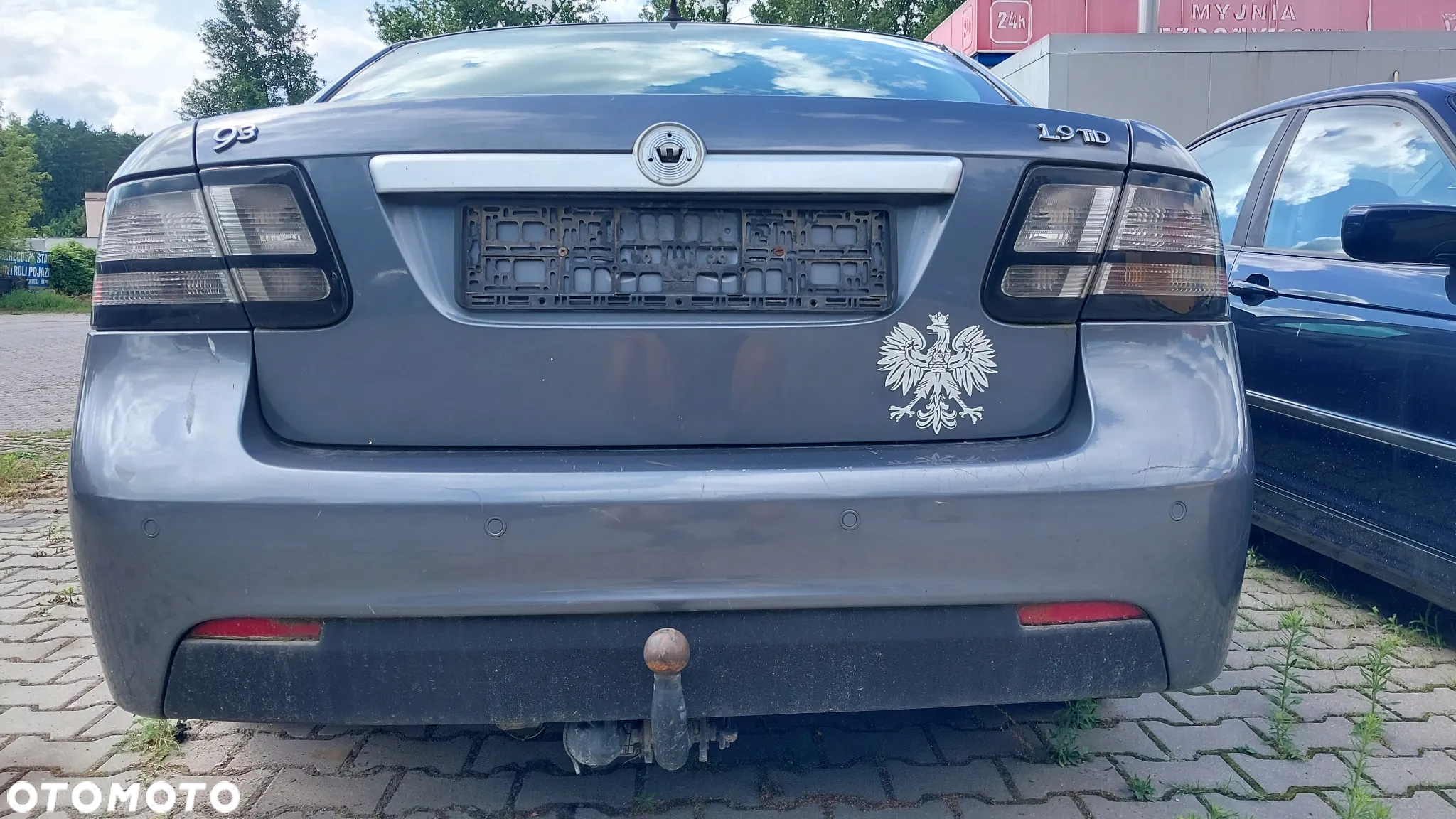 Saab 9-3 93 II Lift FL pakiet Aero Vector Sport silnik 1.9 CDTI 150 KM skrzynia automat drzwi maska zderzak klapa lakier 303 przewody sprężarka panel klimatyzacji NA CZĘŚCI - 8