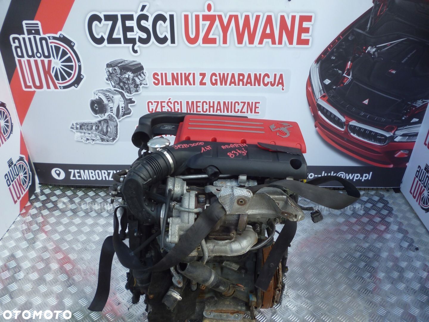 SILNIK KOMPLETNY ABARTH 595 1.4T 165KM 312B3000 83 TYS - 1