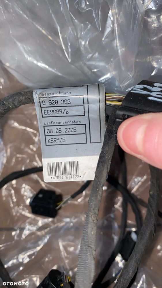 WIĄZKA CZUJNIKÓW TYŁ BMW E60 E61 6928366 NOWA - 4