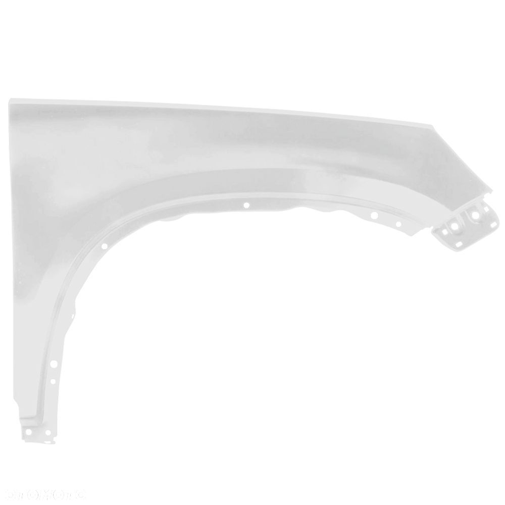 BLU Błotnik VOLKSWAGEN VW TIGUAN 1 I 5N LC9A prawy biały 2007-2016 przód PureWeiss - 2