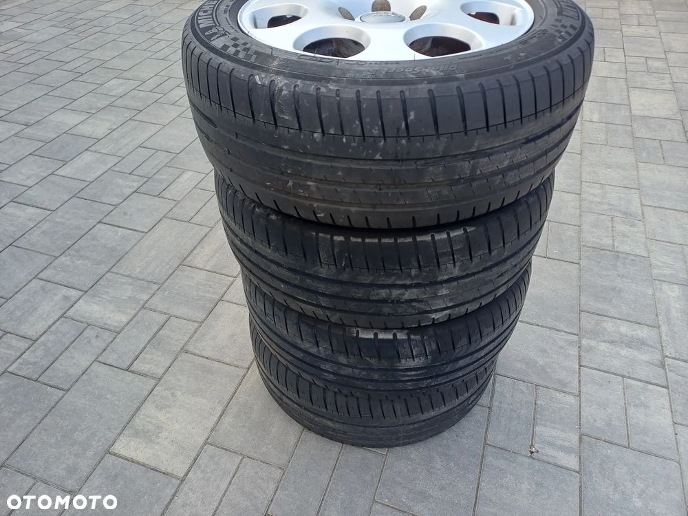 FELGI Z OPONAMI KOŁA ALUMINIOWE AUDI VW SKODA SEAT R16 5X112 7J ET42 57,1 mm OPONY MICHELIN 205/55 R16 LATO NR37 - 14
