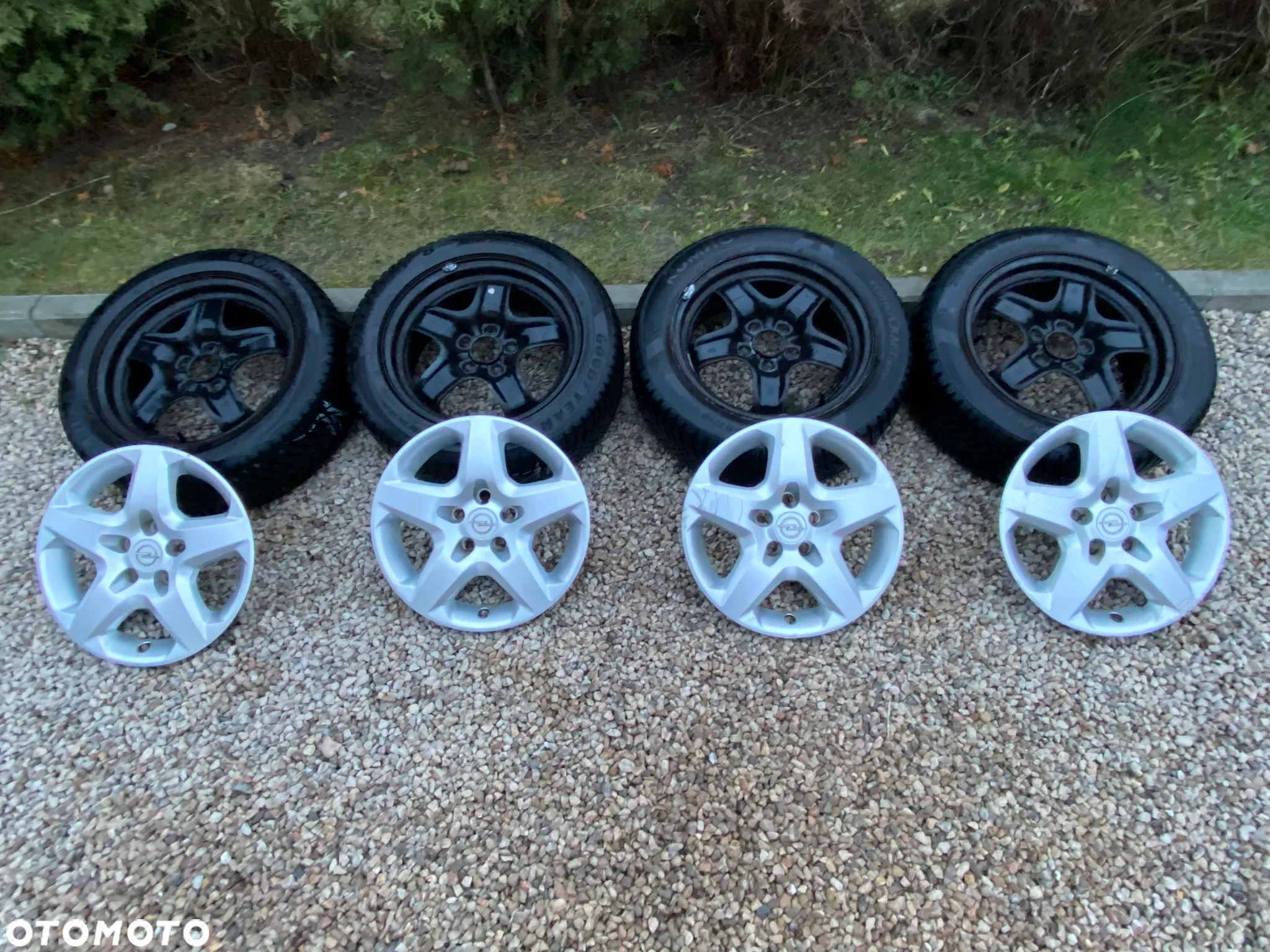 Opel Astra H Zafira Felgi strukturalne z oponami Koła 16" 5X110 6,5Jx16H2 ET39 - 2