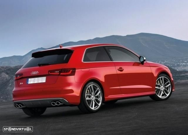 Difusor Audi A3 8V Sportback / Hatchback (2012 a 2016) Look S3 STD - 5