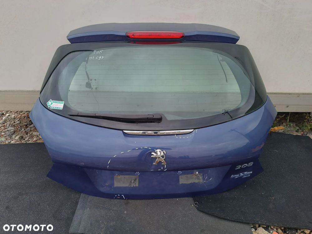 KLAPA BAGAŻNIKA POKRYWA  PEUGEOT 208 I - 1