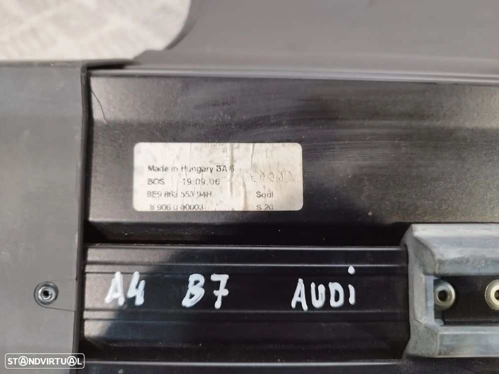 CHAPELEIRA MALA COM CORTINA  8E986355394H 8E9863553 AUDI A4 B7 - 6