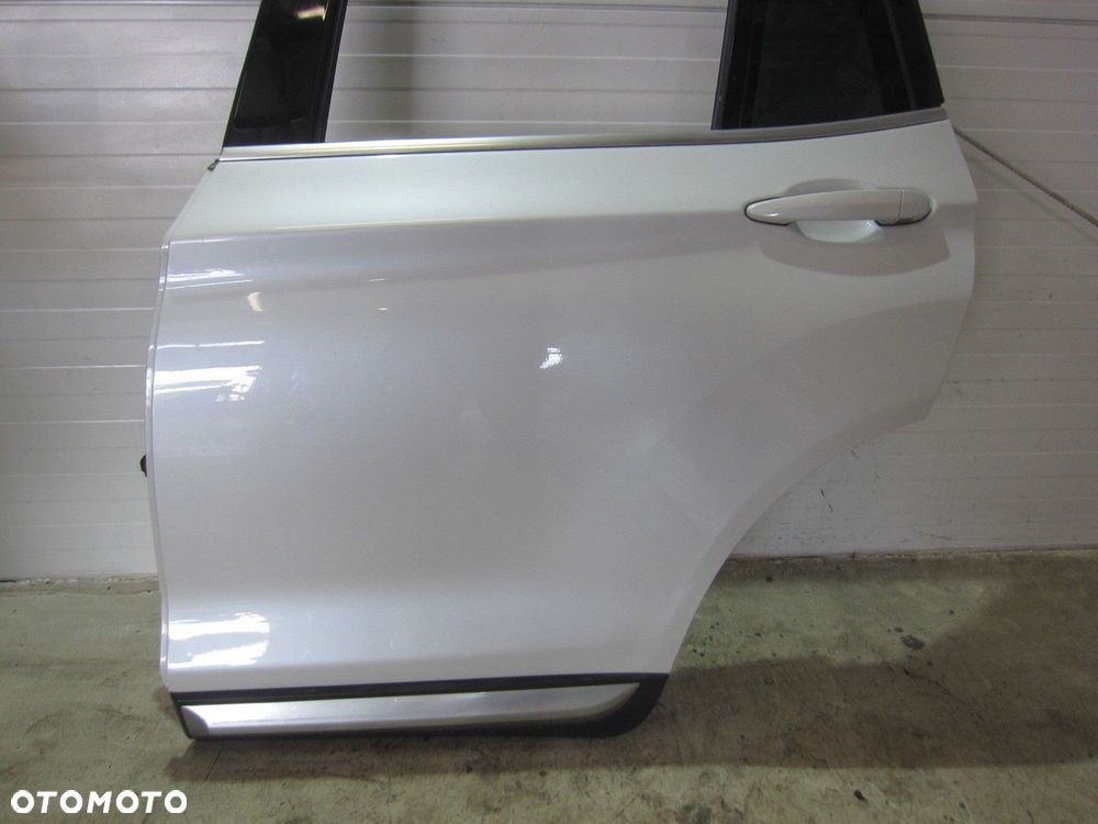 BMW X3 F25 A96 MINERAL WEISS BIAŁA PERŁA DRZWI LEWE TYLNE LEWY TYŁ BIAŁE - 2