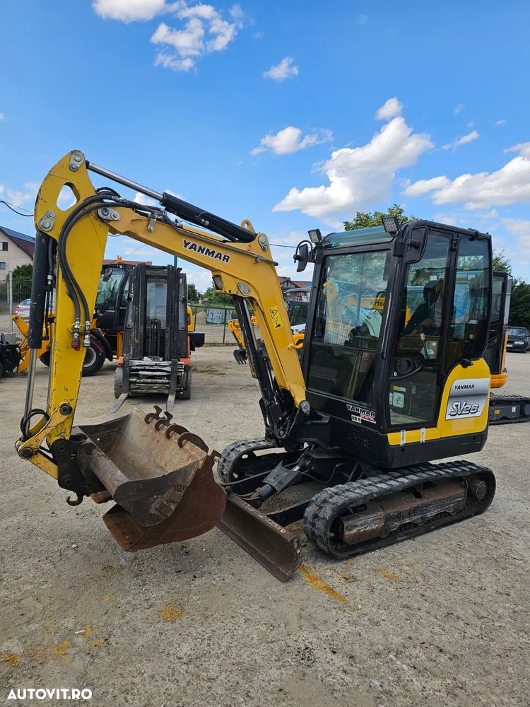 Yanmar SV26 miniexcavator pe senile 4 cilindri - 3