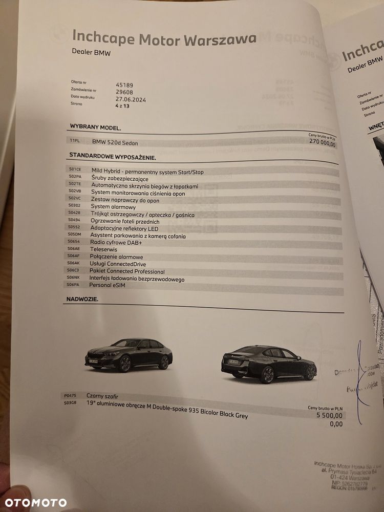 BMW Seria 5 520d mHEV M Sport - 29