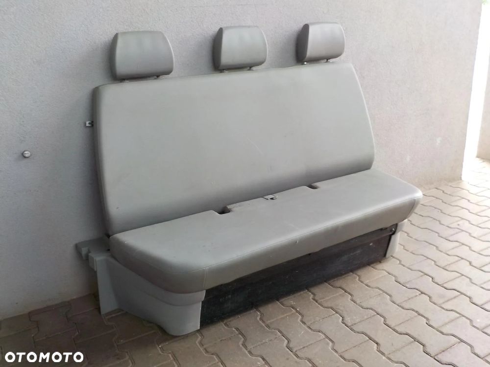 VW T5 T6 DOKA DUBELKABINA FOTEL KANAPA ŁAWKA TYŁ - 1